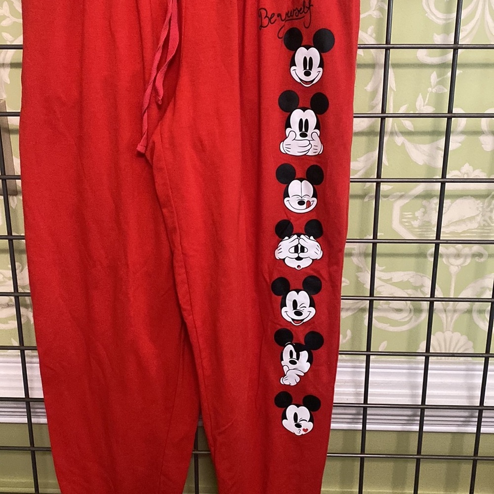 Red Disney Mickey Mouse joggers - Picture 2 of 5